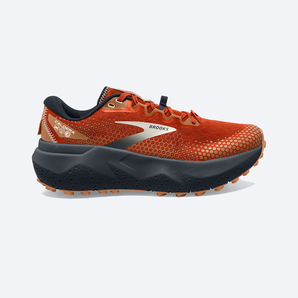 Brooks Caldera 6 Férfi Terepfutó Cipő Narancssárga/Sötétkék | HU489327