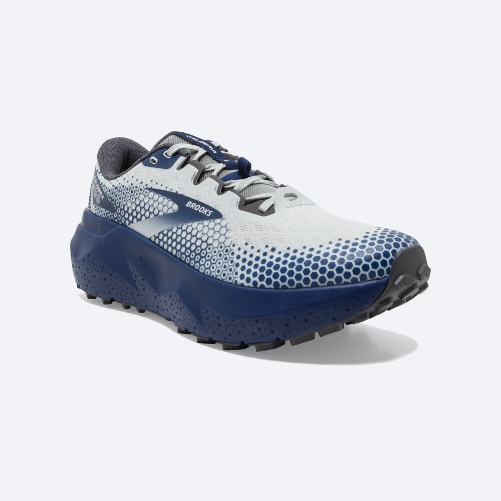 Brooks Caldera 6 Férfi Terepfutó Cipő Szürke/Kék | HU452871