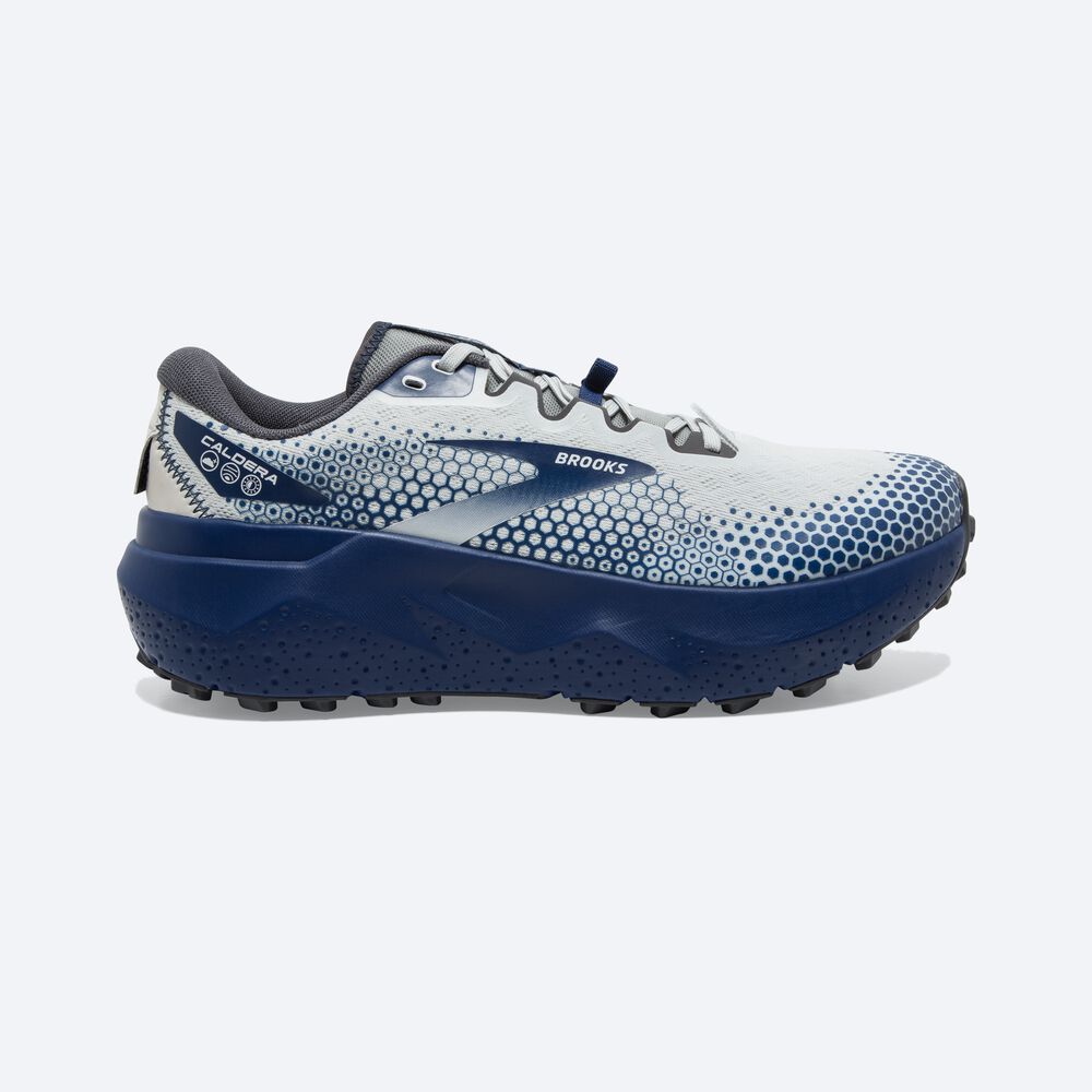 Brooks Caldera 6 Férfi Terepfutó Cipő Szürke/Kék | HU452871