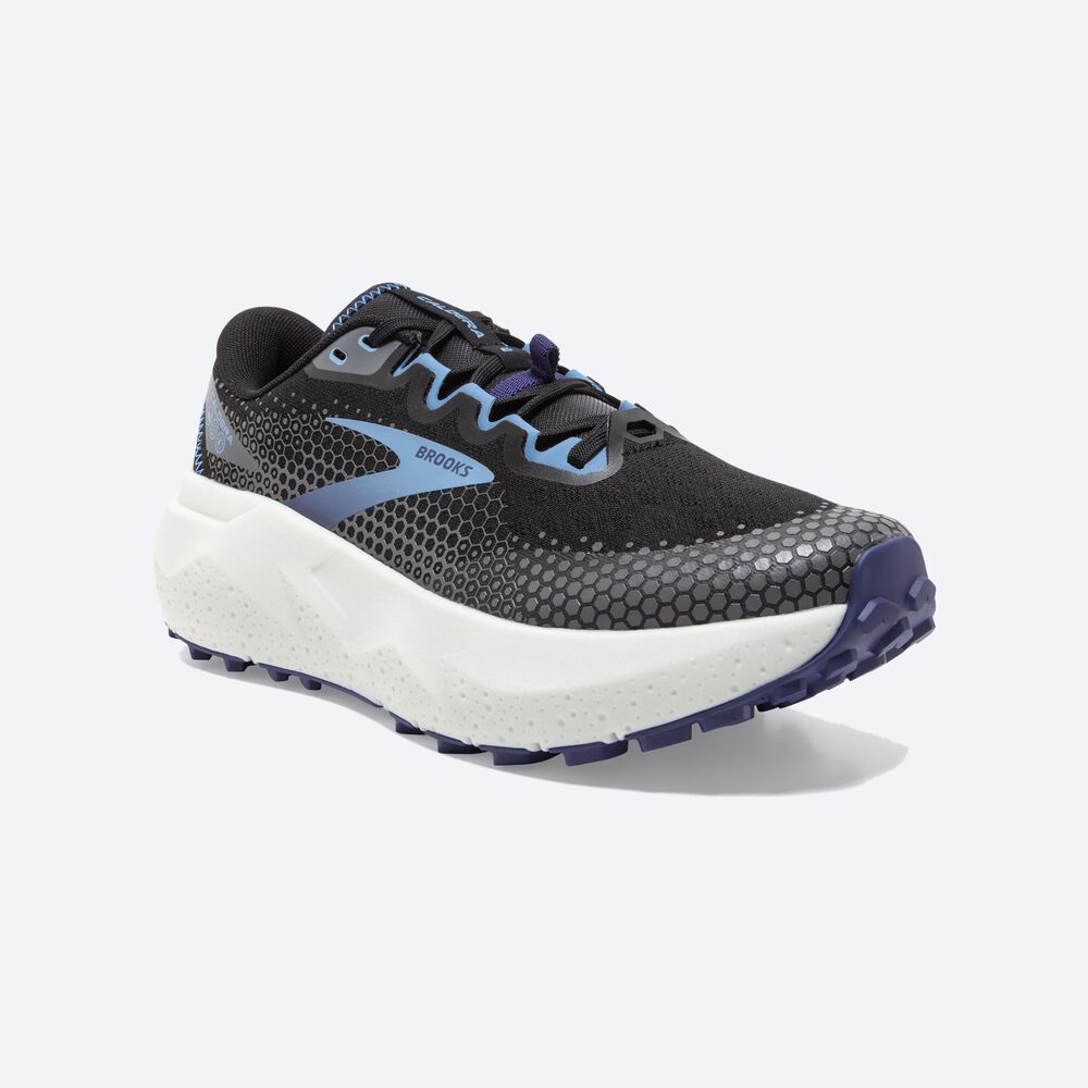 Brooks Caldera 6 Női Terepfutó Cipő Fekete/Kék/Szürke | HU274309