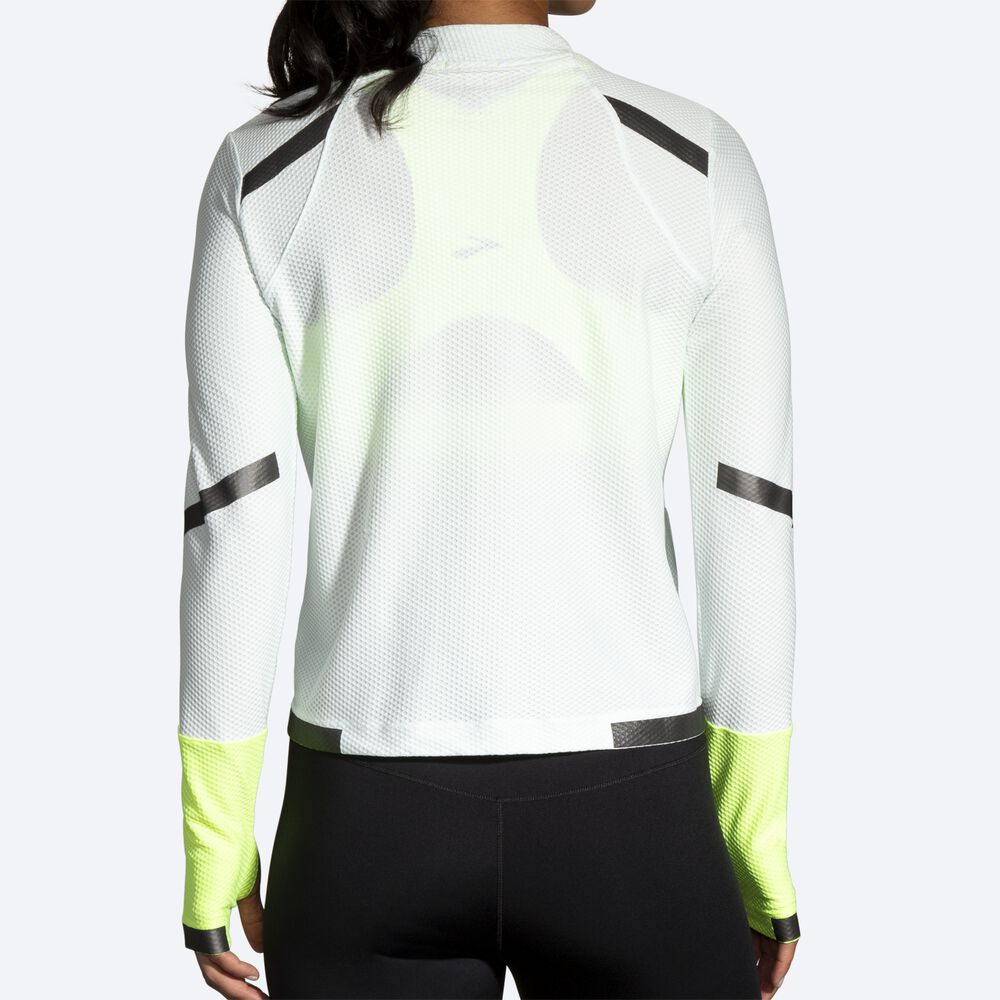 Brooks Carbonite Long Sleeve Női Póló Szürke | HU982501