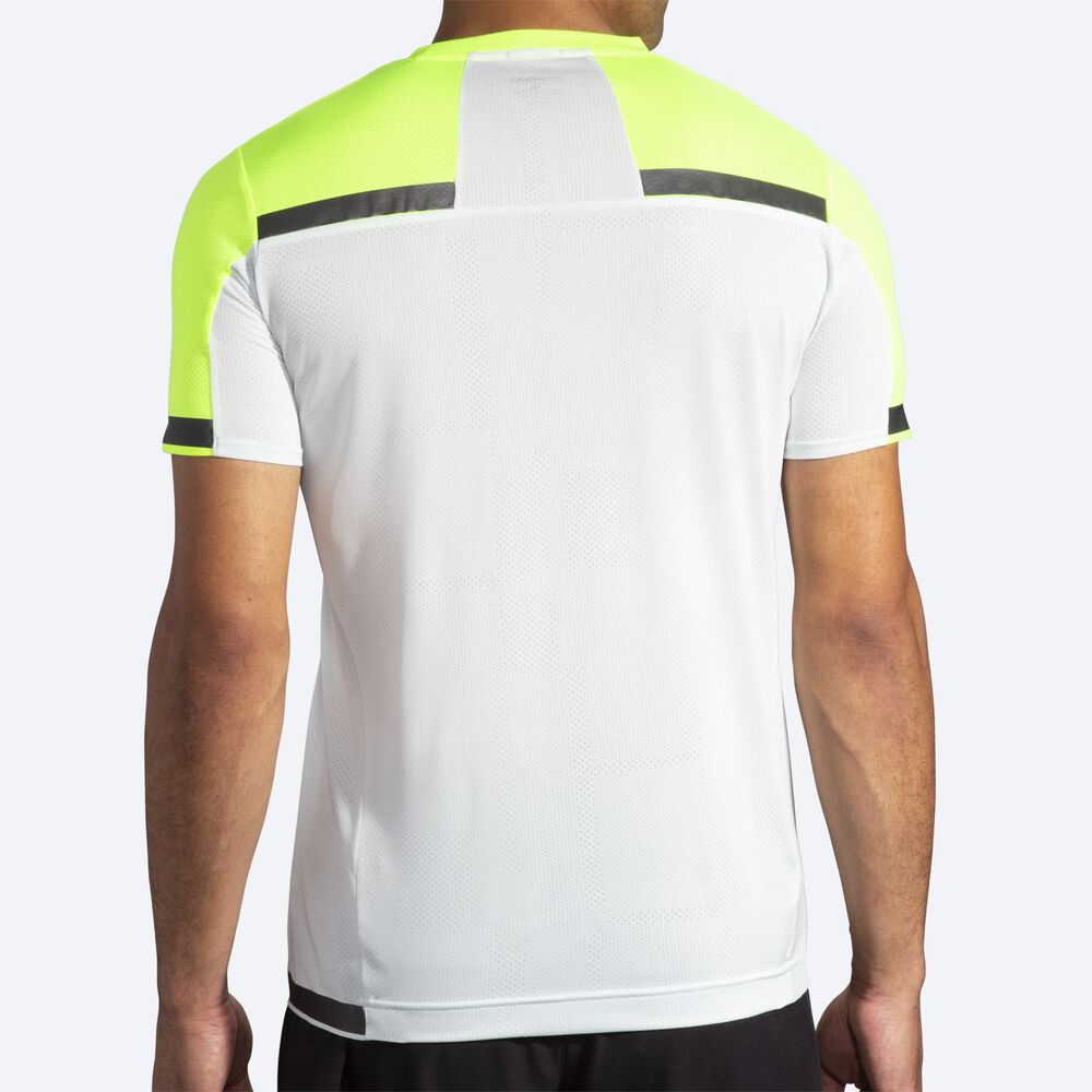 Brooks Carbonite Short Sleeve Férfi Póló Szürke | HU394026