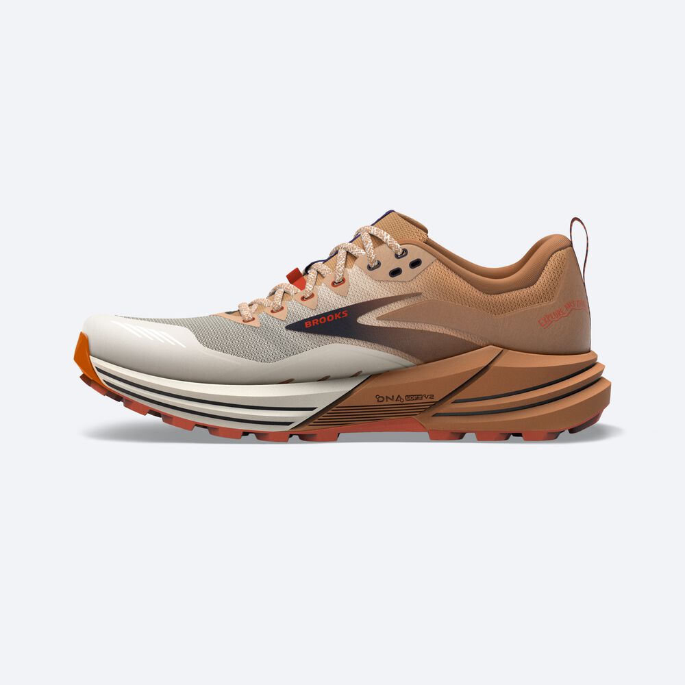 Brooks Cascadia 16 Férfi Terepfutó Cipő Fehér | HU458290