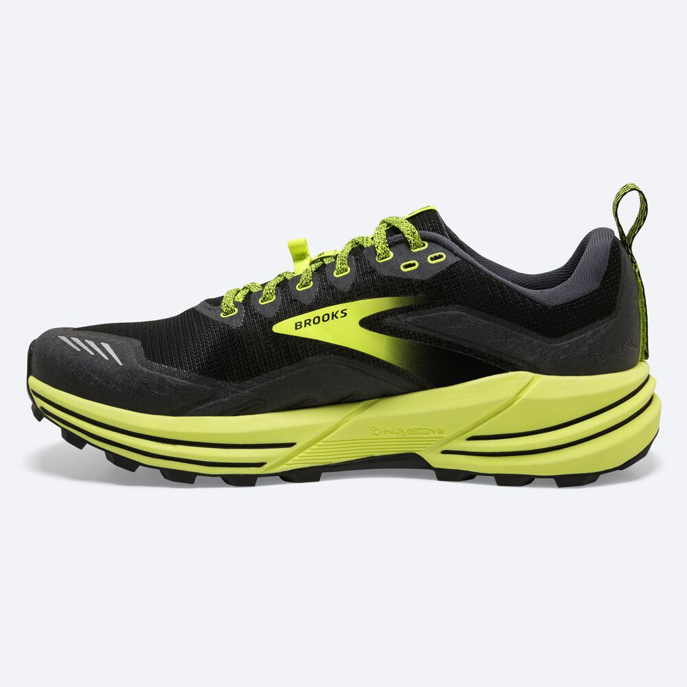 Brooks Cascadia 16 Férfi Terepfutó Cipő Fekete | HU624398