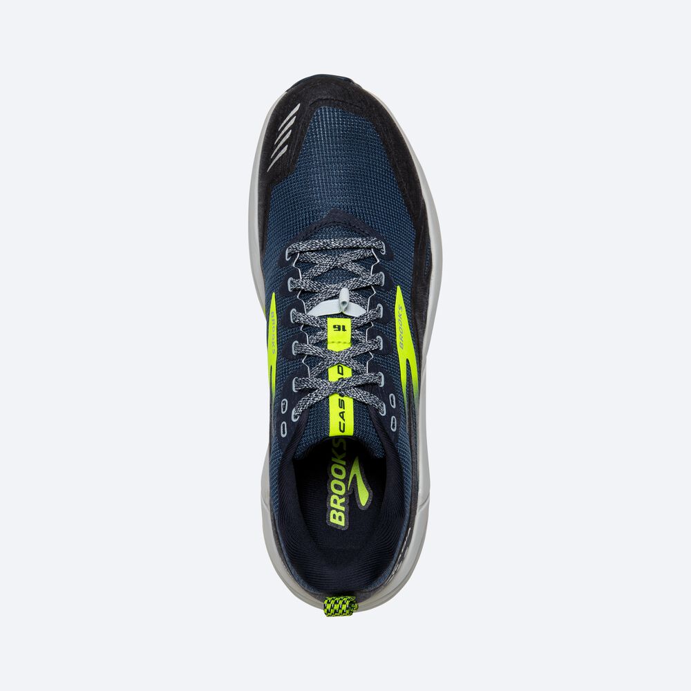 Brooks Cascadia 16 Férfi Terepfutó Cipő Barna/Sötétkék | HU913872