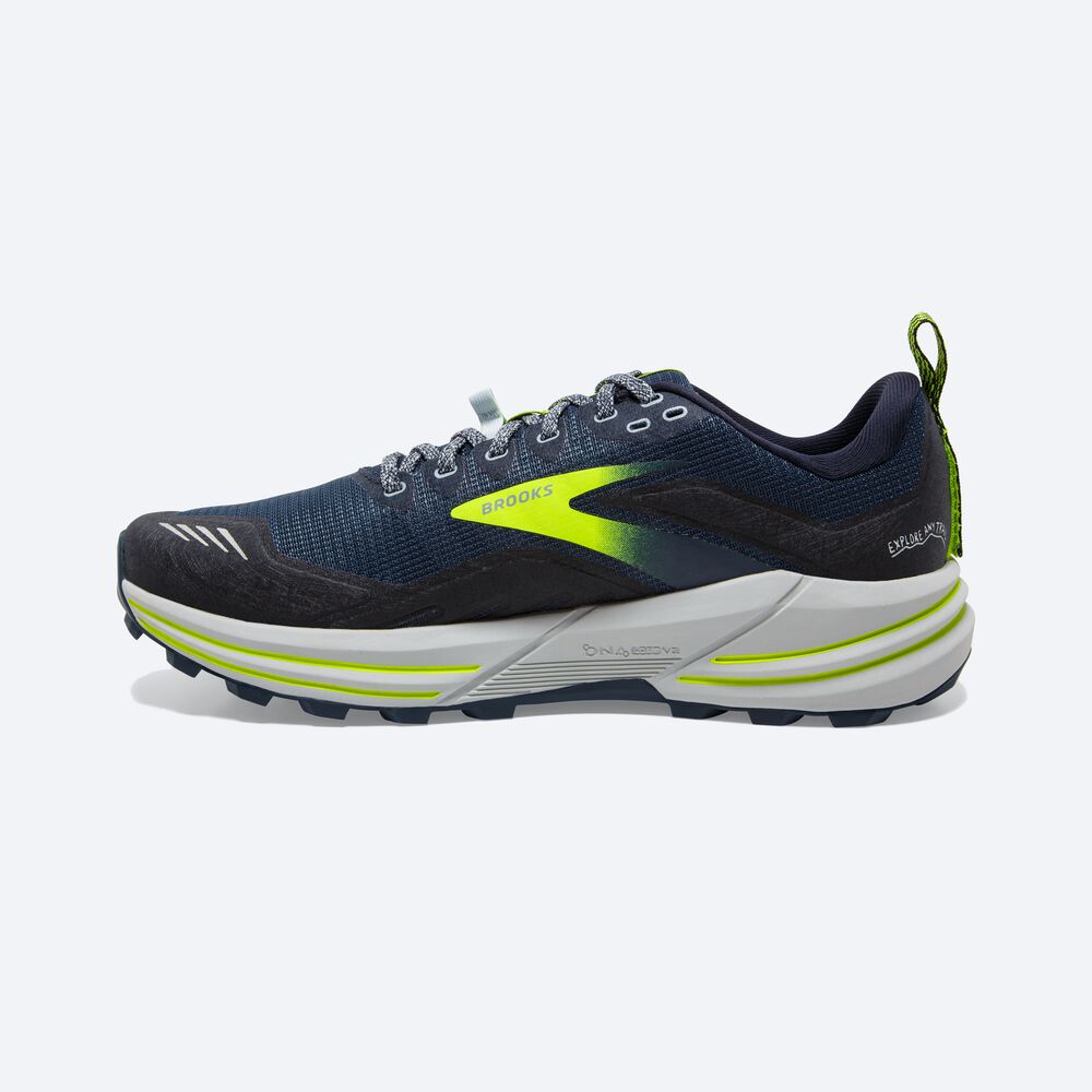 Brooks Cascadia 16 Férfi Terepfutó Cipő Barna/Sötétkék | HU913872