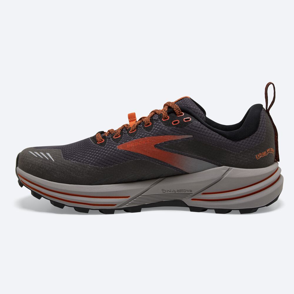 Brooks Cascadia 16 GTX Férfi Terepfutó Cipő Fekete | HU740619