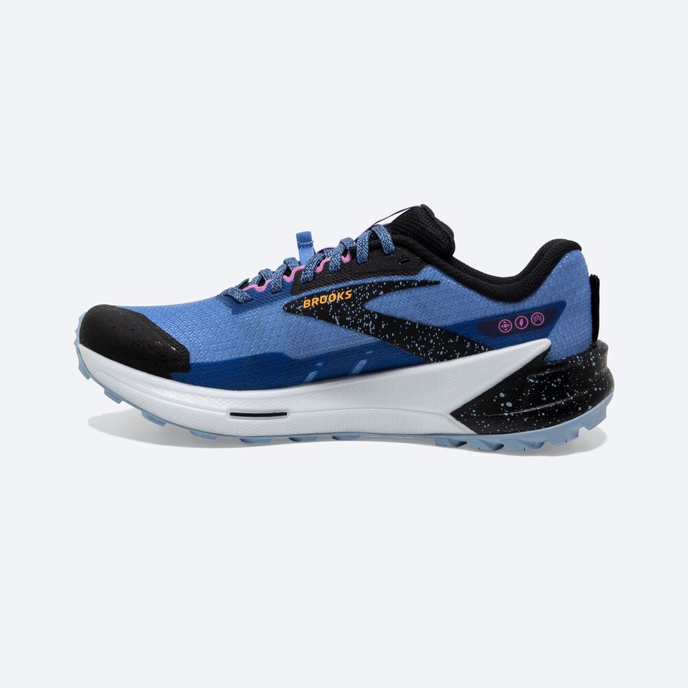 Brooks Catamount 2 Női Terepfutó Cipő Kék/Fekete/Sárga | HU127405