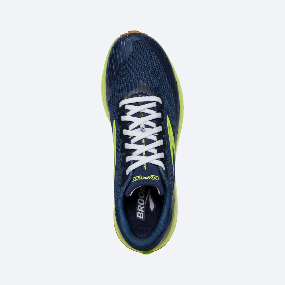 Brooks Catamount Férfi Terepfutó Cipő Barna/Sötétkék | HU578912