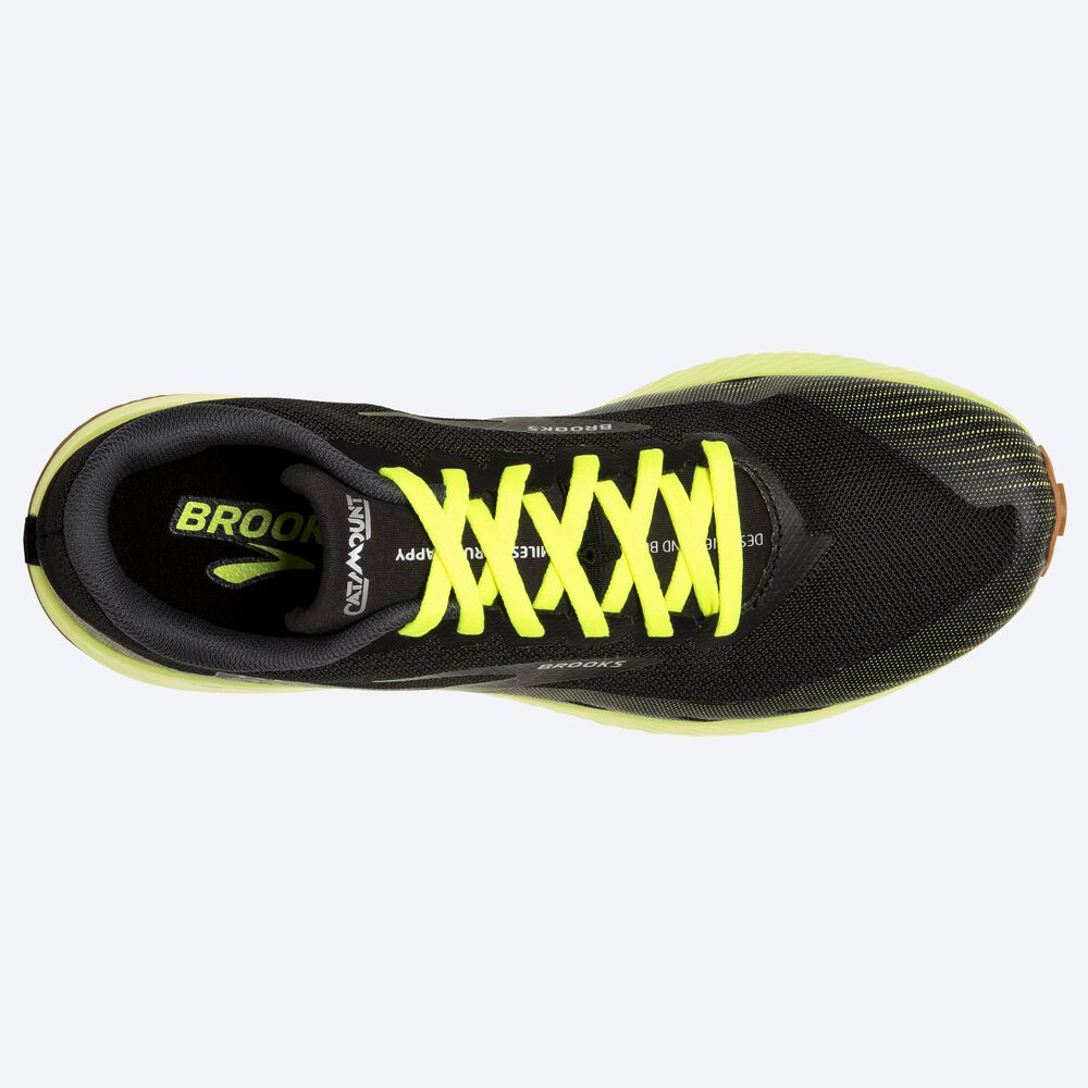 Brooks Catamount Férfi Terepfutó Cipő Fekete | HU312680