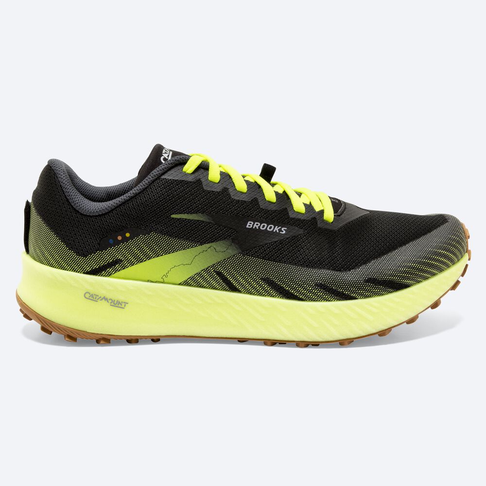 Brooks Catamount Férfi Terepfutó Cipő Fekete | HU312680