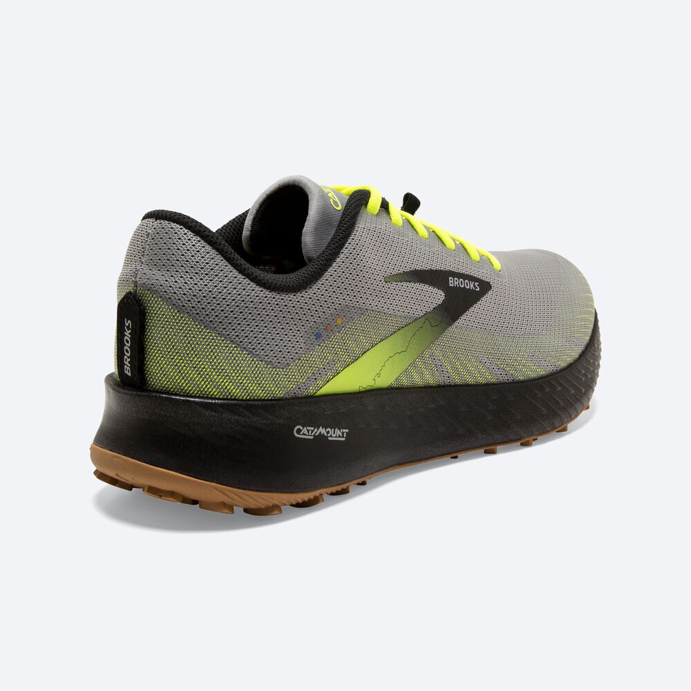 Brooks Catamount Férfi Terepfutó Cipő Szürke/Fekete | HU469718