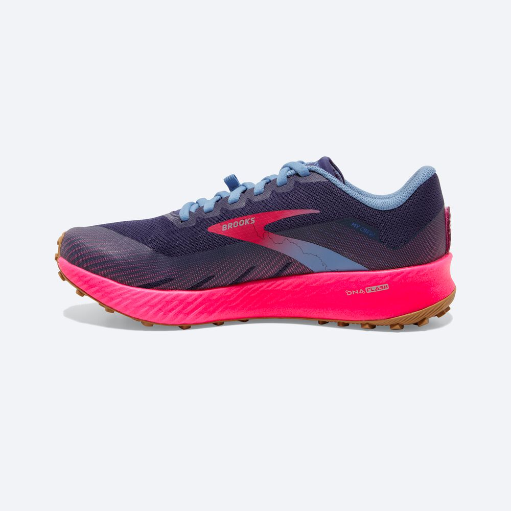 Brooks Catamount Női Terepfutó Cipő Mély/ Rózsaszín | HU359407