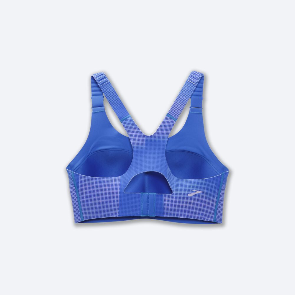 Brooks Dare Racerback Run Bra 2.0 Női Sportmelltartó Kék | HU126950