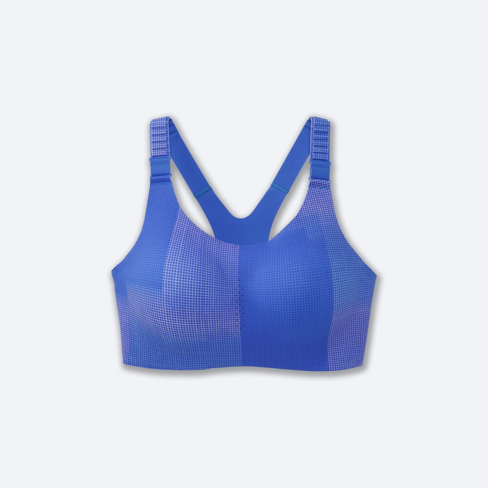 Brooks Dare Racerback Run Bra 2.0 Női Sportmelltartó Kék | HU126950