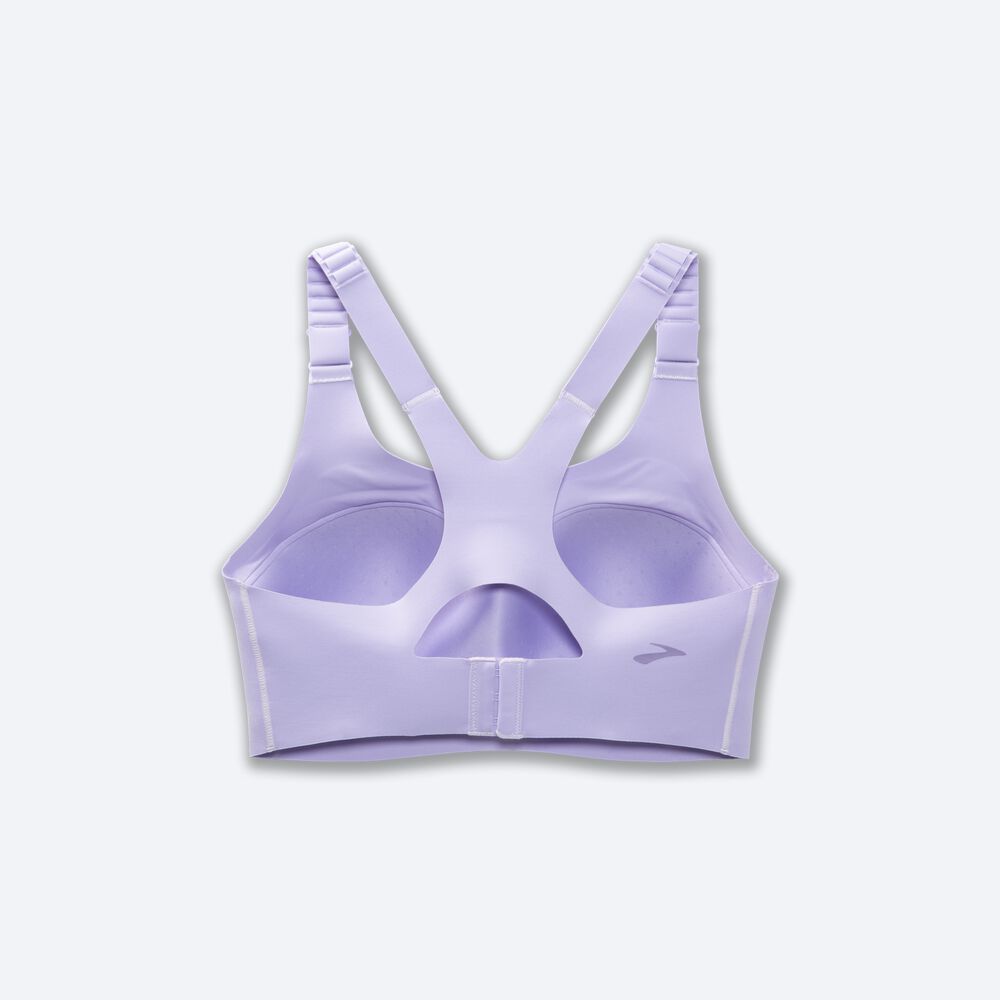 Brooks Dare Racerback Run Bra 2.0 Női Sportmelltartó Lila | HU580342