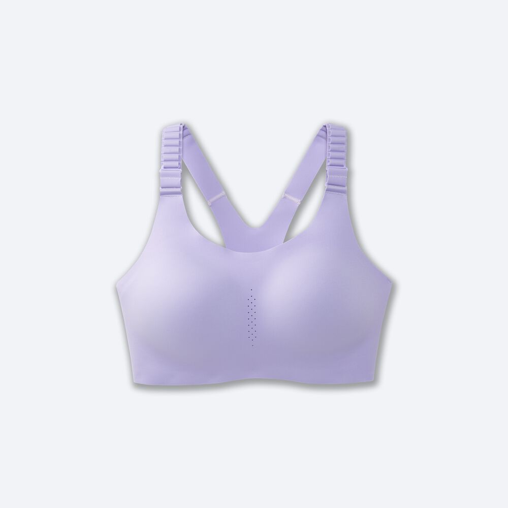 Brooks Dare Racerback Run Bra 2.0 Női Sportmelltartó Lila | HU580342