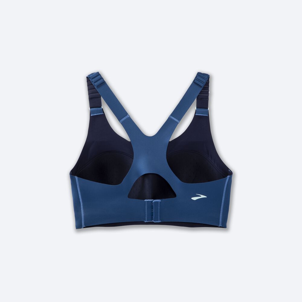 Brooks Dare Racerback Run Bra 2.0 Női Sportmelltartó Kék/Sötétkék | HU679018