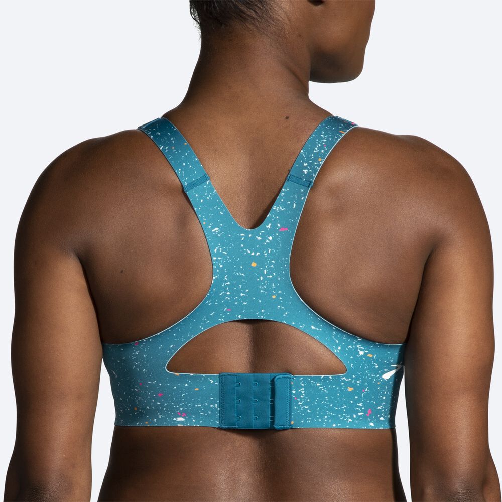 Brooks Dare Racerback Run Bra 2.0 Női Sportmelltartó Zöld | HU962701