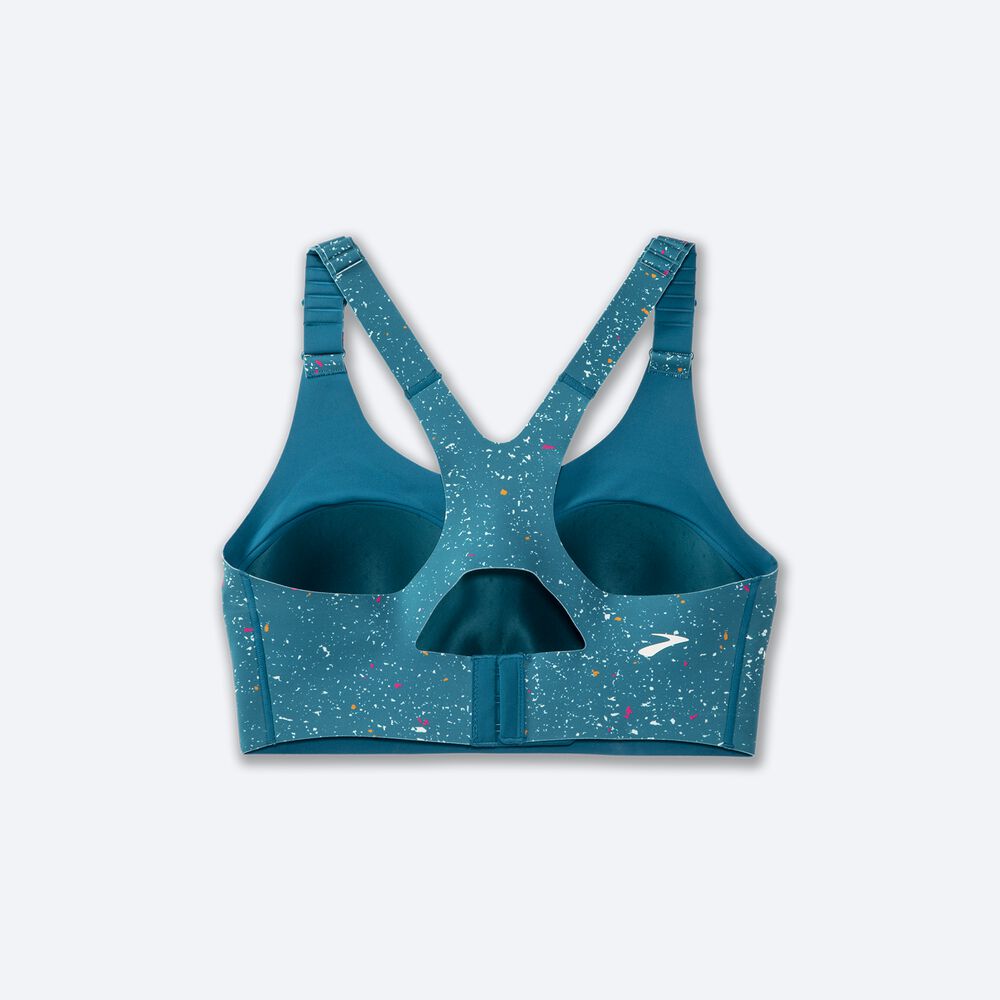 Brooks Dare Racerback Run Bra 2.0 Női Sportmelltartó Zöld | HU962701