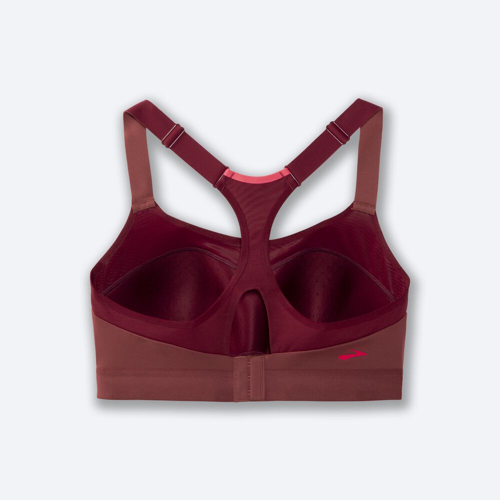 Brooks Dare Racerback Run Bra Női Sportmelltartó Terracotta | HU529314