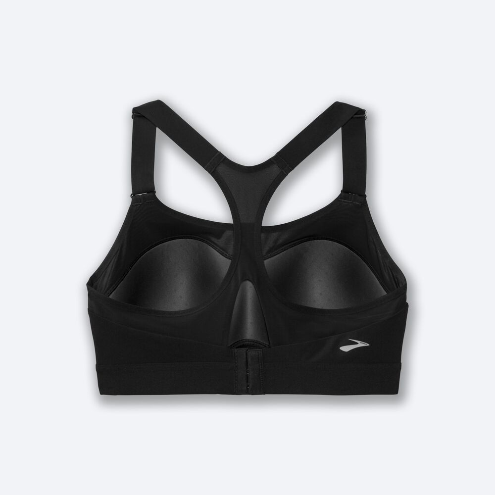 Brooks Dare Racerback Run Bra Női Sportmelltartó Fekete | HU793412