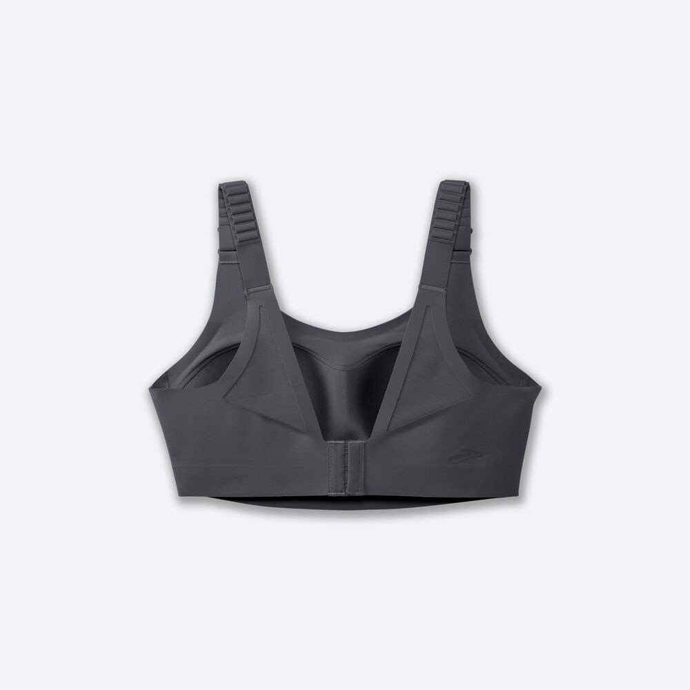 Brooks Dare Scoopback Run Bra 2.0 Női Sportmelltartó Szürke | HU176348