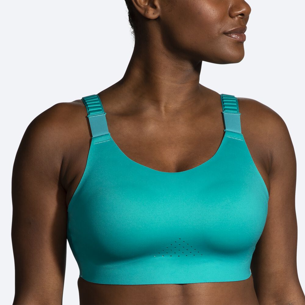 Brooks Dare Scoopback Run Bra 2.0 Női Sportmelltartó Zöld/Világos Menta | HU326174