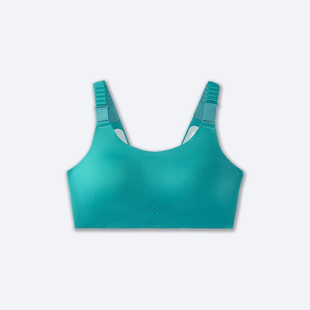 Brooks Dare Scoopback Run Bra 2.0 Női Sportmelltartó Zöld/Világos Menta | HU326174