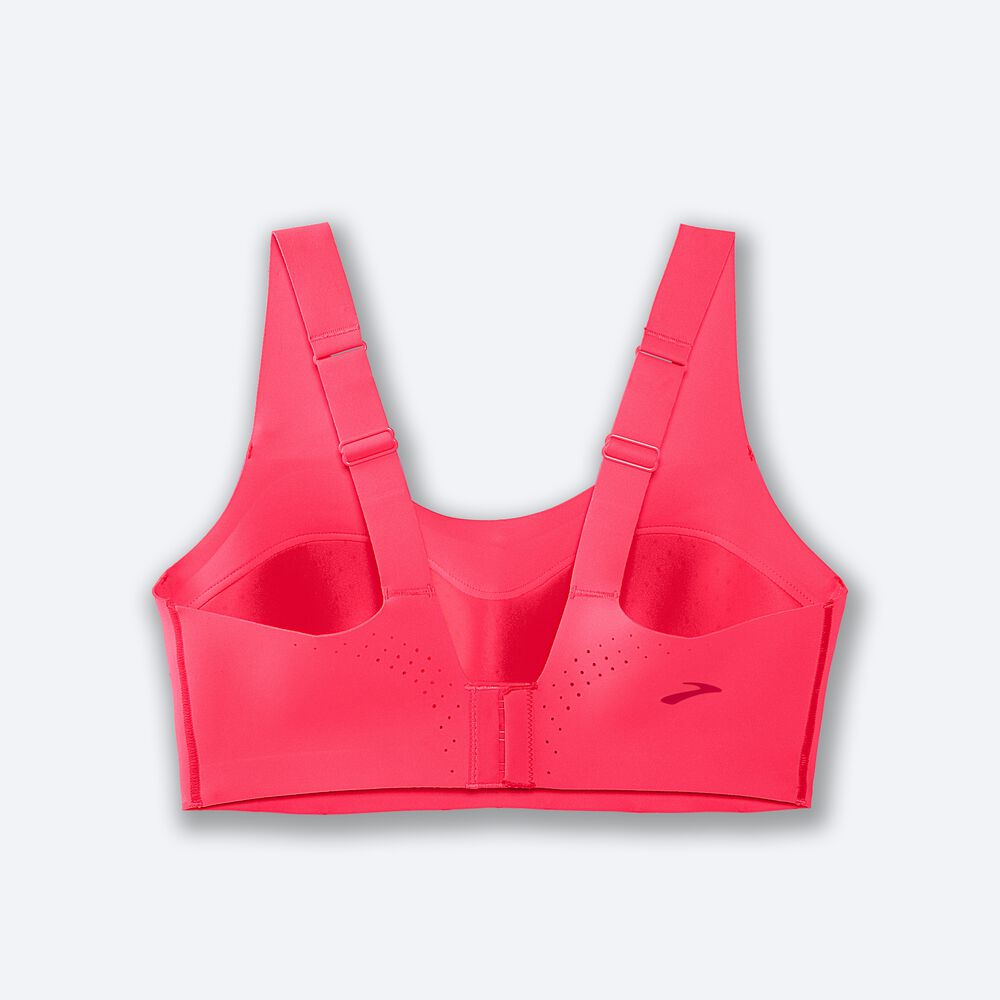 Brooks Dare Scoopback Run Bra Női Sportmelltartó Rózsaszín | HU053942