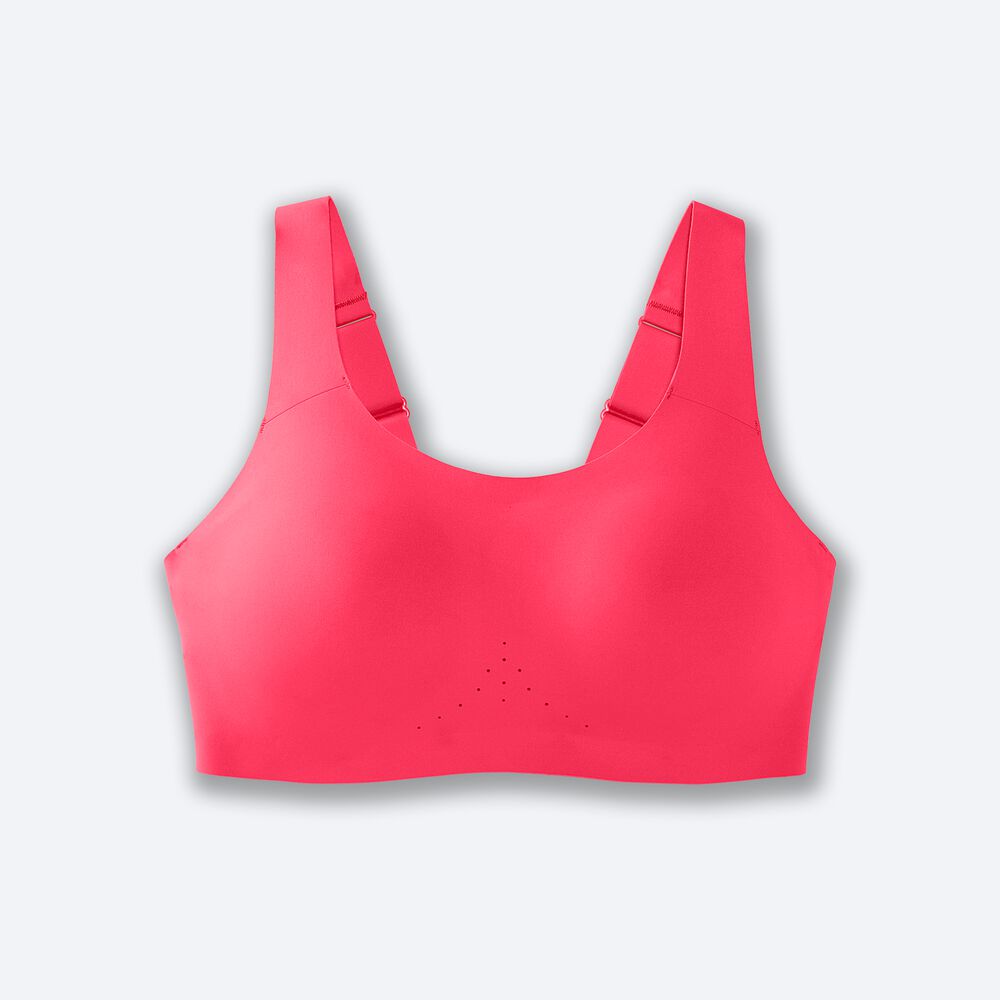 Brooks Dare Scoopback Run Bra Női Sportmelltartó Rózsaszín | HU053942