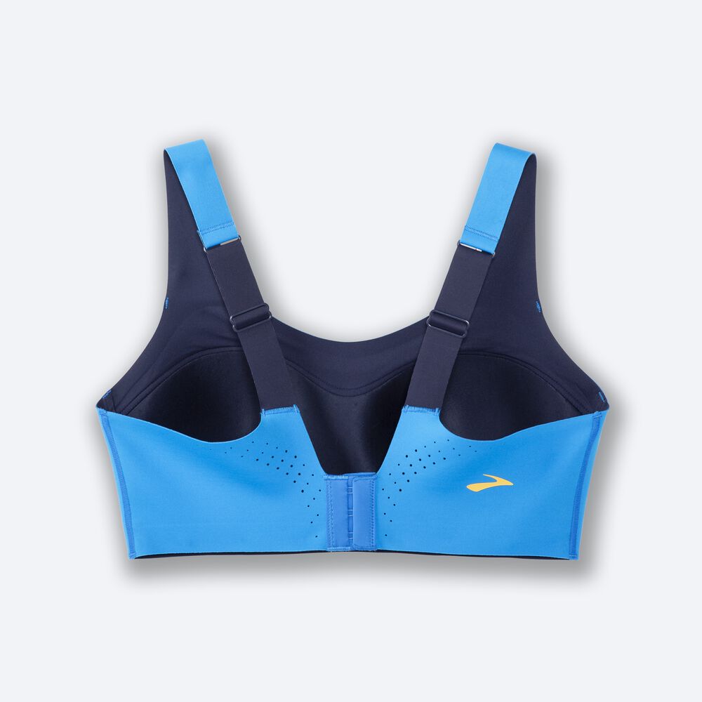 Brooks Dare Scoopback Run Bra Női Sportmelltartó Kék/Sötétkék | HU079156