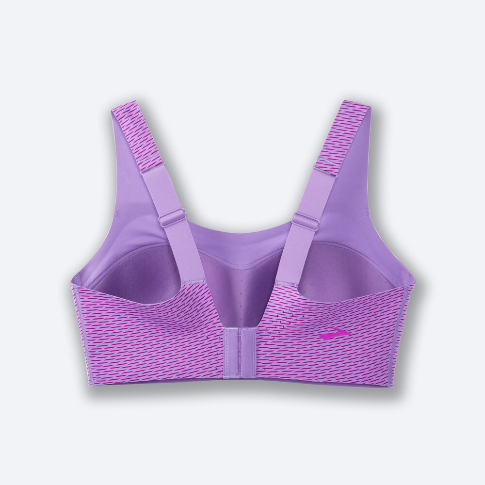 Brooks Dare Scoopback Run Bra Női Sportmelltartó Lila | HU953617