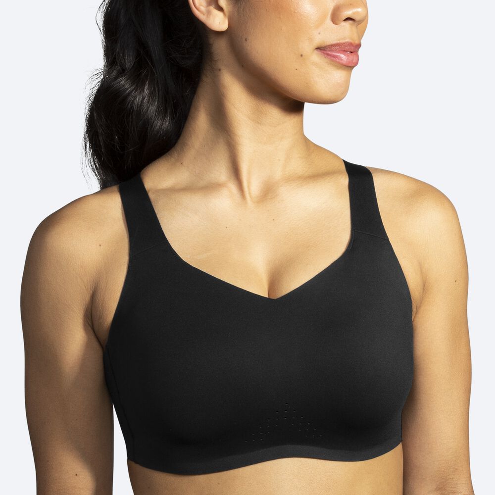 Brooks Dare Underwire Run Bra Női Sportmelltartó Fekete | HU036591