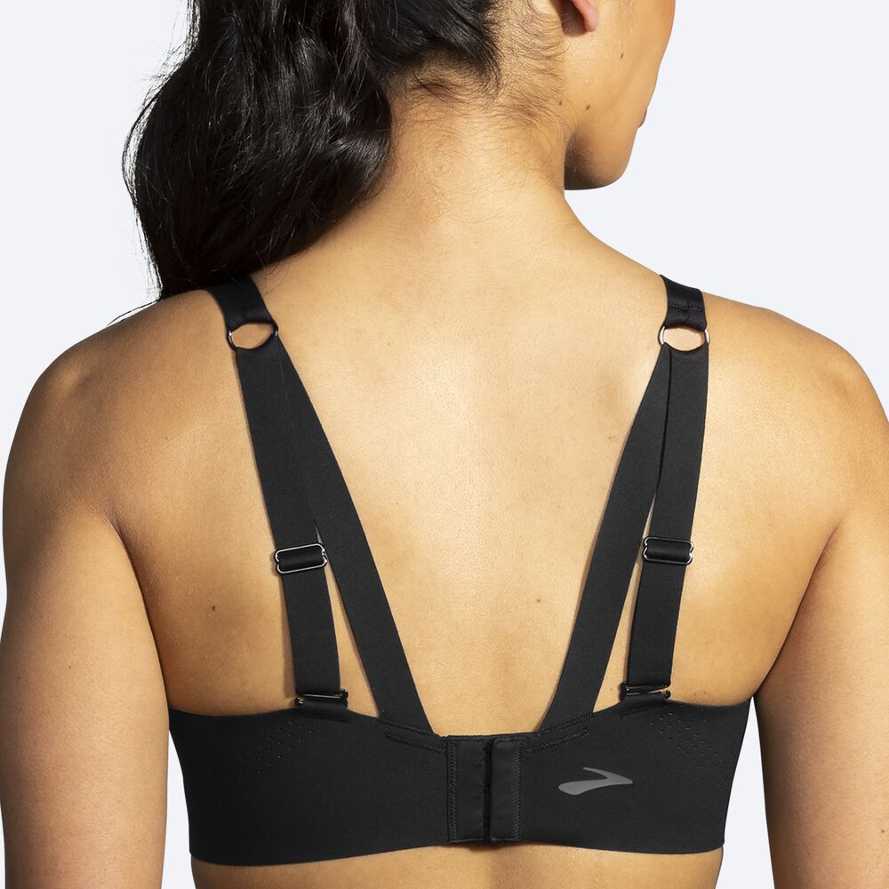 Brooks Dare Underwire Run Bra Női Sportmelltartó Fekete | HU036591