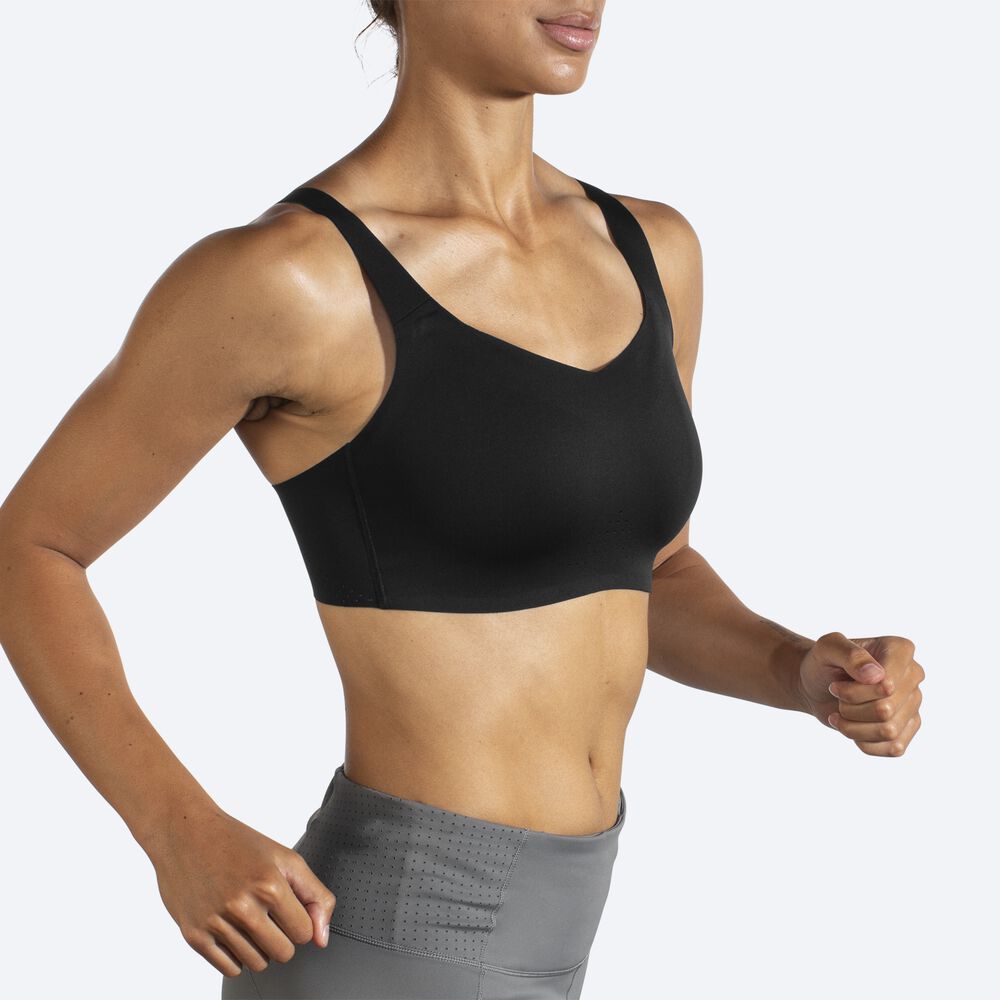 Brooks Dare Underwire Run Bra Női Sportmelltartó Fekete | HU036591