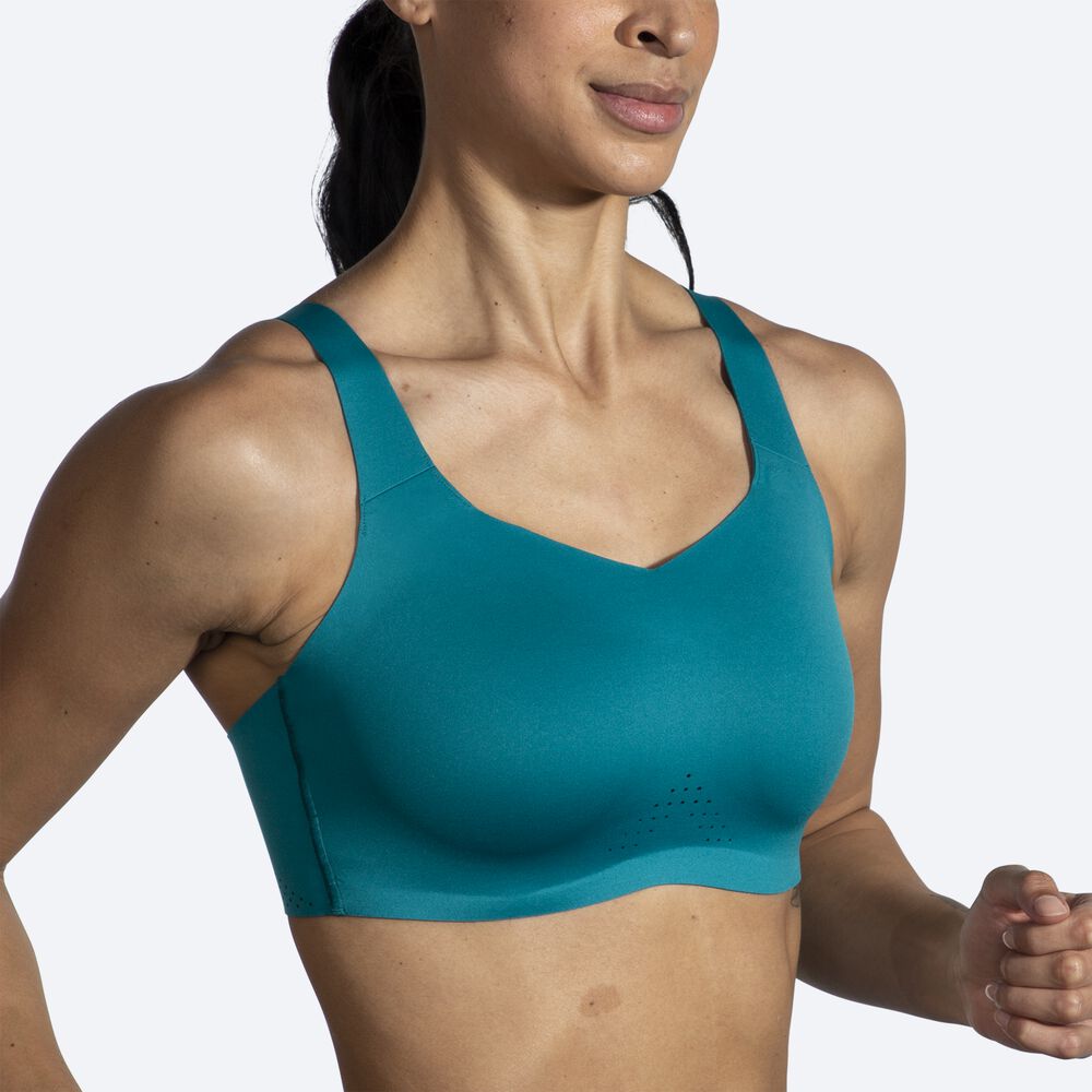 Brooks Dare Underwire Run Bra Női Sportmelltartó Zöld | HU123054