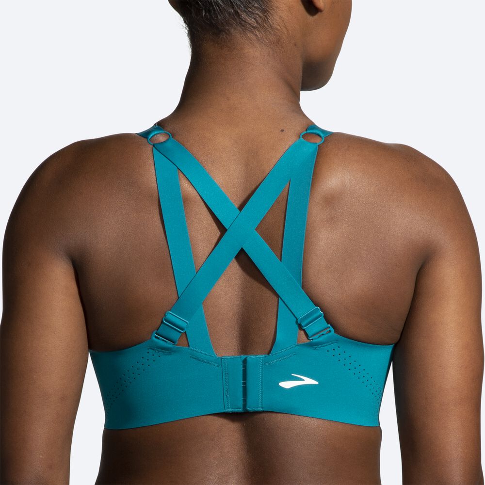 Brooks Dare Underwire Run Bra Női Sportmelltartó Zöld | HU123054