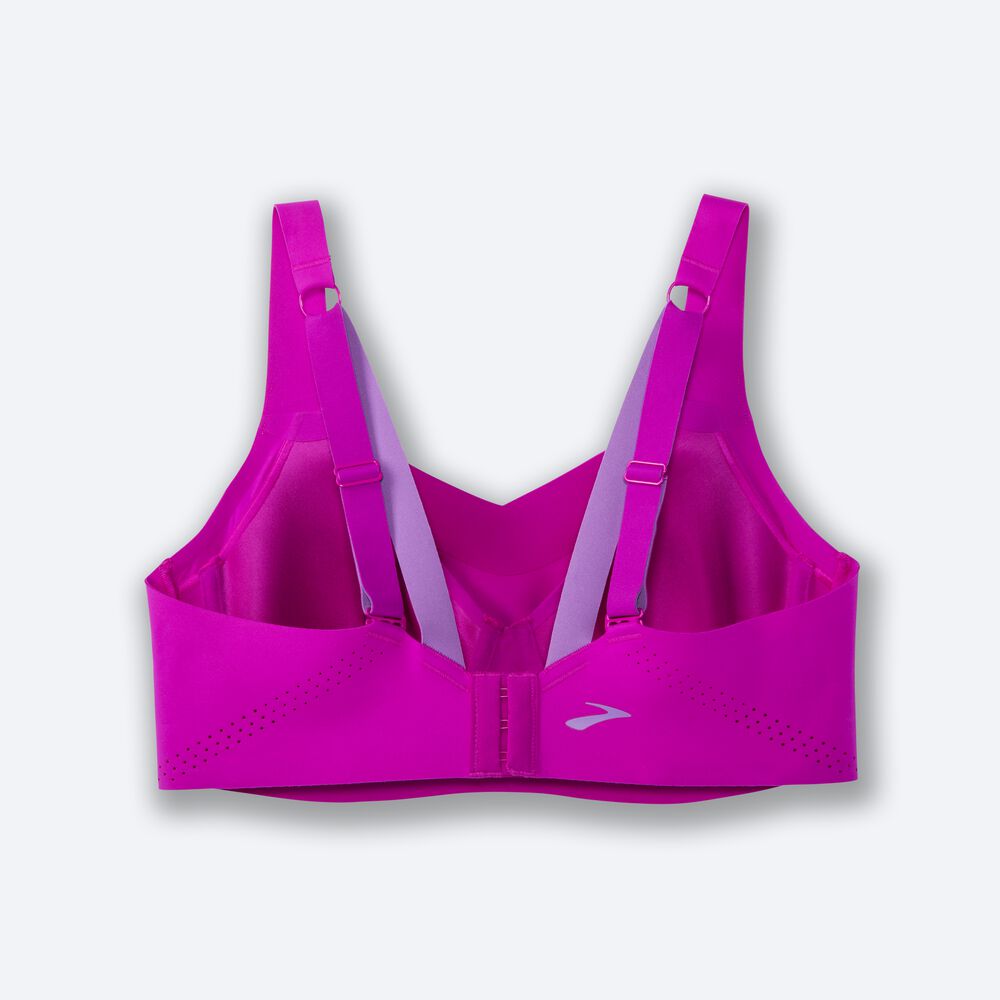 Brooks Dare Underwire Run Bra Női Sportmelltartó Rózsaszín/Lila | HU613059