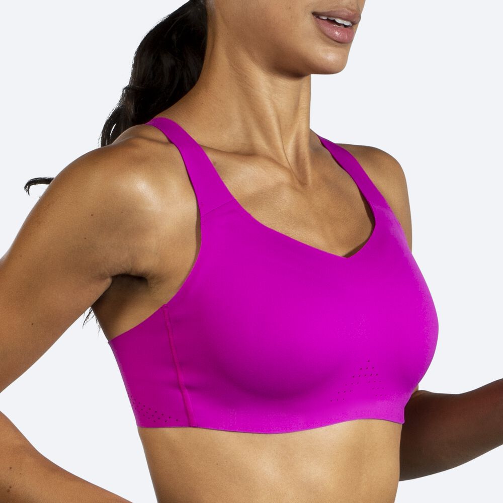 Brooks Dare Underwire Run Bra Női Sportmelltartó Rózsaszín/Lila | HU613059