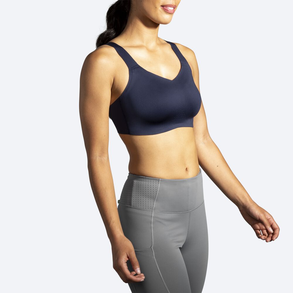 Brooks Dare Underwire Run Bra Női Sportmelltartó Sötétkék | HU650947