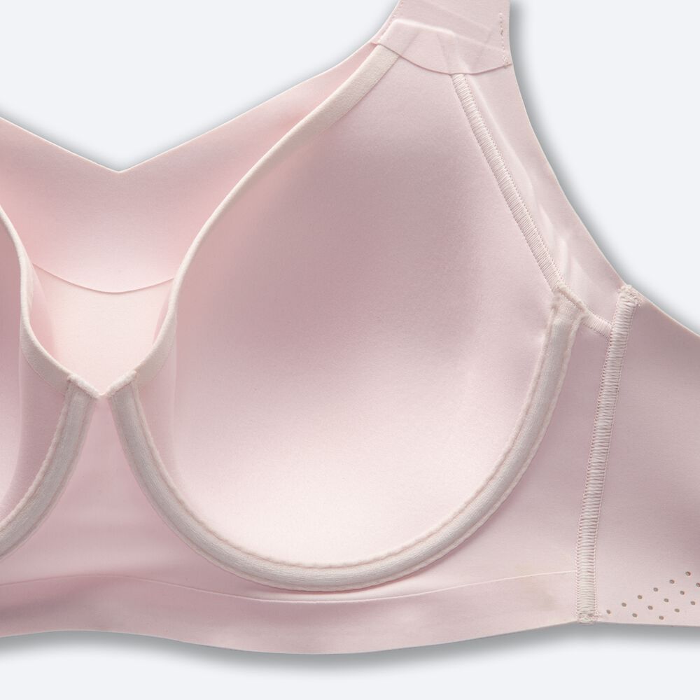 Brooks Dare Underwire Run Bra Női Sportmelltartó Rózsaszín | HU820319