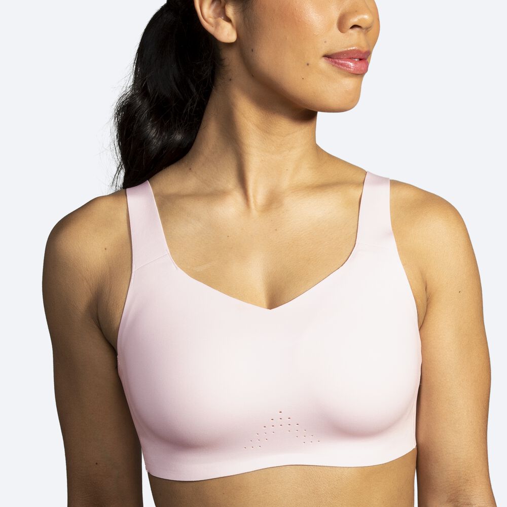 Brooks Dare Underwire Run Bra Női Sportmelltartó Rózsaszín | HU820319