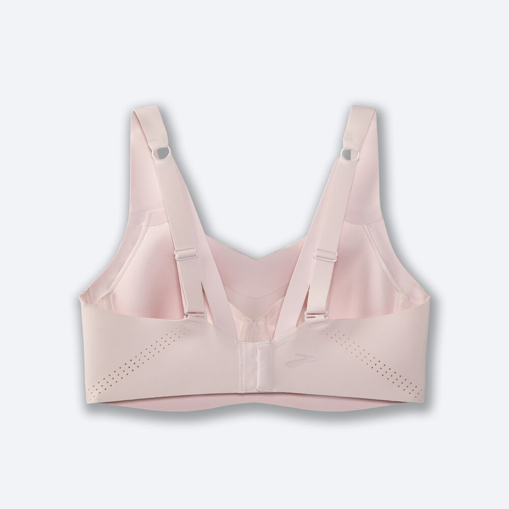 Brooks Dare Underwire Run Bra Női Sportmelltartó Rózsaszín | HU820319