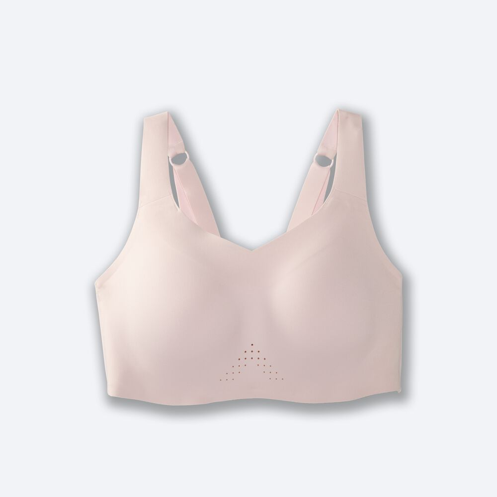 Brooks Dare Underwire Run Bra Női Sportmelltartó Rózsaszín | HU820319