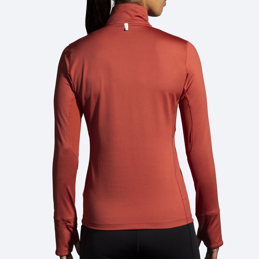 Brooks Dash 1/2 Zip Női Kabát Réz | HU302954