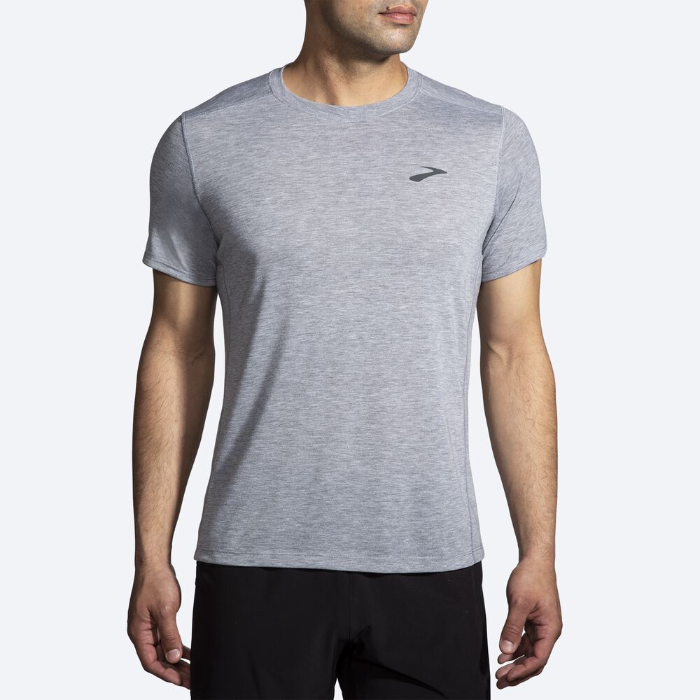 Brooks Distance Short Sleeve 2.0 Férfi Póló Szürke | HU079832