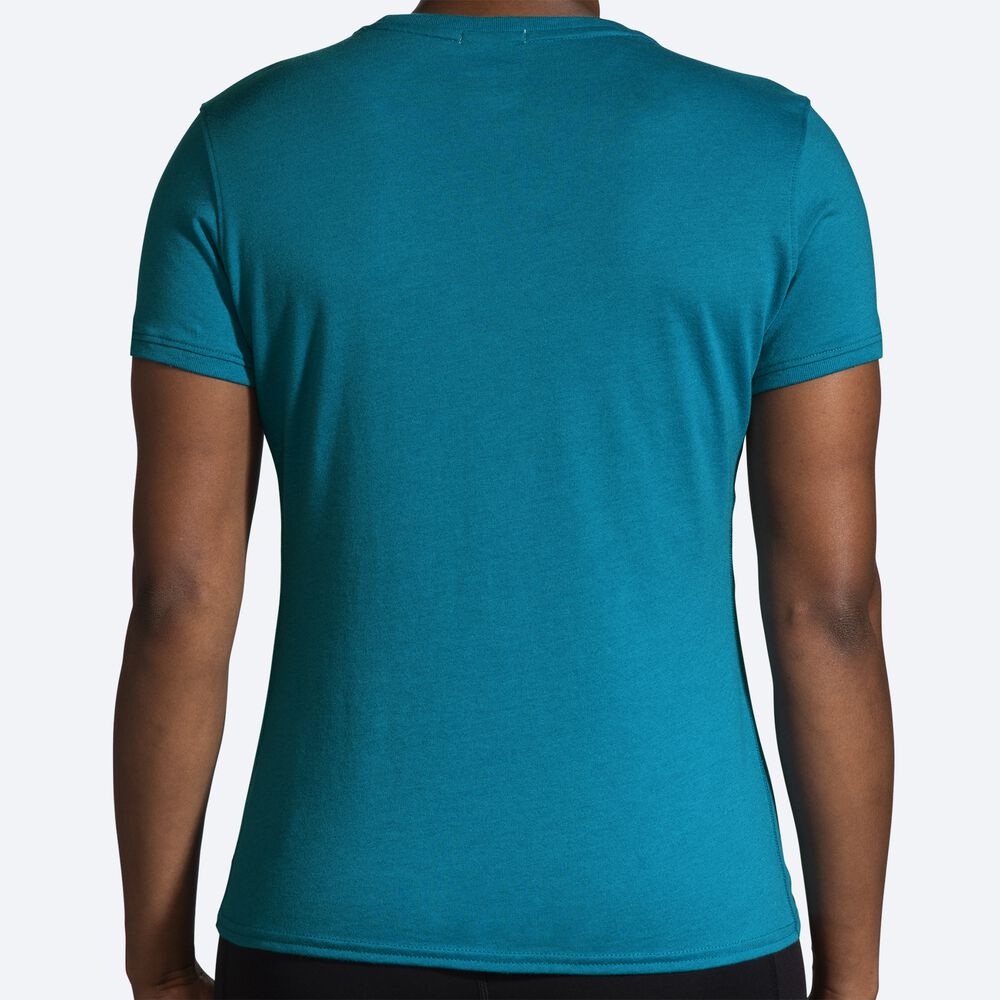 Brooks Distance Short Sleeve 2.0 Női Póló Kék | HU652910