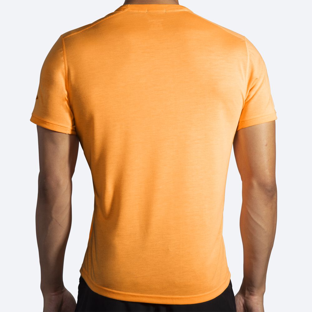 Brooks Distance Short Sleeve Férfi Póló Narancssárga | HU057218