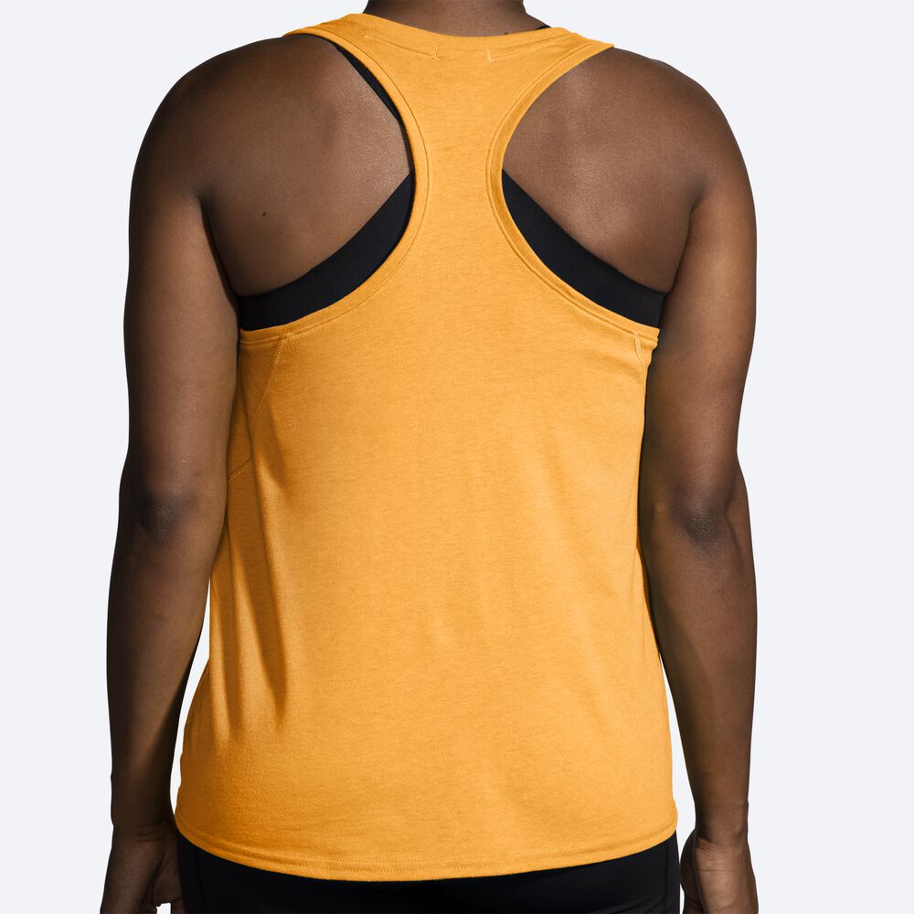 Brooks Distance Tank 2.0 Női Ujjatlan Póló Narancssárga | HU186732